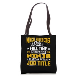 Medical Biller Coder Job Title - Medical Coding and Billing Tote Bag