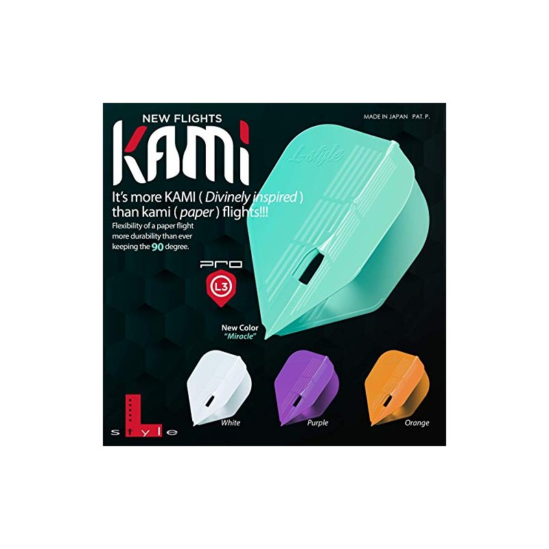 LSTYLE Dart Flights: L3 PRO KAMI Shape - Ultra Flexible