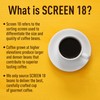 Screen 18 Specialty Grade Premium Brazilian Whole Bean Coffee, Single