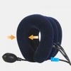 Neck stretcher 3-stage cervical traction inflation lightweight cool navy 10ea