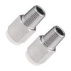 OTOTEC 2X 1/8NPT to M10x1.0 Pressure Pressure Gauge Reducer Connector