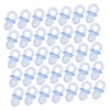 SUPVOX 150 pcs Mini Acrylic Pacifiers for Shower Favors Clear