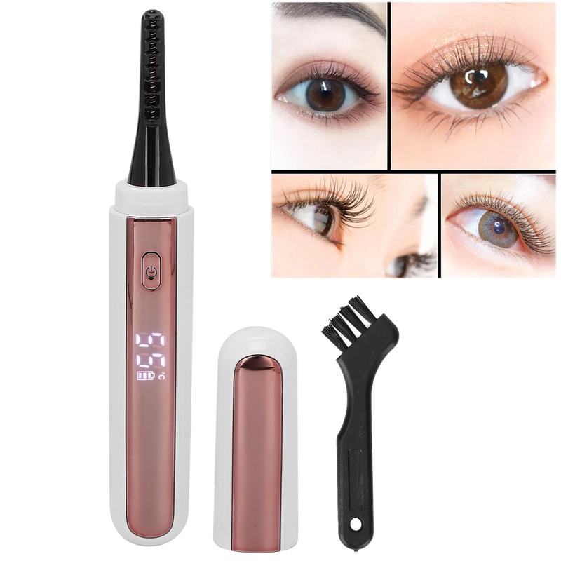 Electric Eyelash Curler USB Rechargeable 4 Level Temp Heated Eyelash