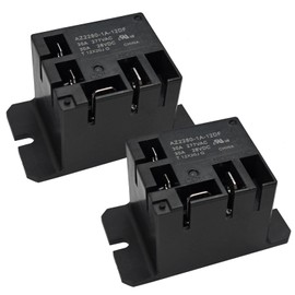Relay AZ2280-1A-12DF (Pack of 2), Mini Power Electromechanical Relay 12VAC 30A