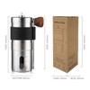 Manual Coffee Grinder Adjustable Particles Size Stainless Steel Coffee Bean
