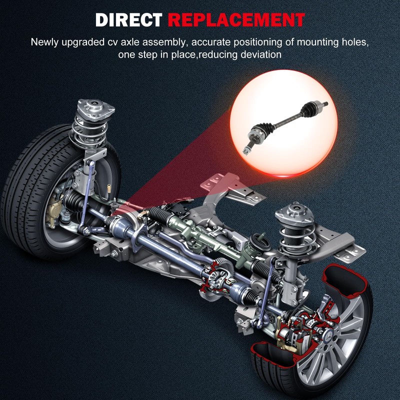 CV Axle 66-7333 for Volkswagen Bora/CC/Golf 05-2019 Front Left FWD