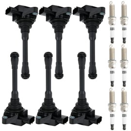 Set of 8 UF812 Ignition Coil Packs & 8 93501 Spark Plugs Fit for Nissan NV2500 NV3500 Titan Titan XD V8 5.6L 2016-2020