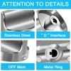Upgraded W10766544 Gas Stove knobs Replacement for Whirlpool WFG540H0ES0 Range