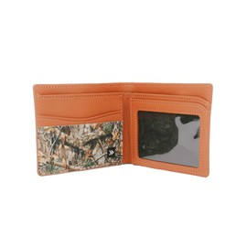 Thread Wallets Cash Bifold Wallet - Compact Wallet for Cash with Clear ID Window & Storage for 4-10 Cards with Vegan Leather, Realtree Edge, Casual
