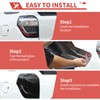 amayum Smoked Black Tail Light Lamp Cover Rear Light Trim
