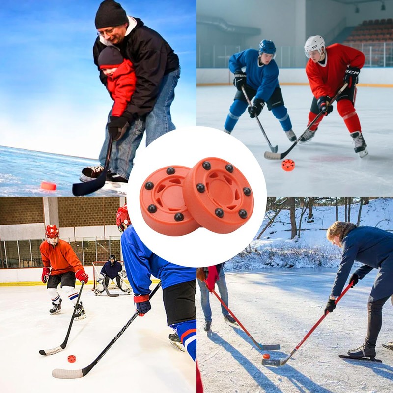 ZLY 2PCS Inline Roller Hockey Puck,Ice Hockey Pucks,Roller Hockeys Game