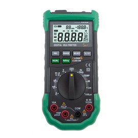 C-LOGIC 5300 Professional Digital Multimeter for Measuring Humidity, Brightness (Lux) and Sound Level (Db) 4000 Meter DC/AC Voltage 600V AC/DC Current 10A Auto Orange CAT III