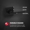 Kwikset Casey Dummy Door Handle, Single Sided Lever for Closets,