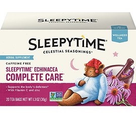 Celestial Seasonings Wellness Tea, Sleepytime Echinacea Complete Care, 20 Count Box