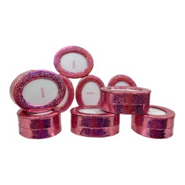 Expo International Value Pack of 3 Oval Frame Small-Pink Gift Box