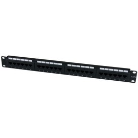 StarTech.com 24 Port 1U Rackmount Cat 6 110 Patch Panel - 24 port Network Patch Panel - RJ45 Ethernet 110 type Rack Mount Patch Panel 1U (C6PANEL24)