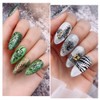 Nail Stamp Set, 5 Pieces Nail Stamp Plate Flowers, Nail