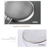 IPOW stainless steel kitchen strainer, premium fine sieve with thickened