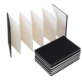 Watercolour Hardback Concertina - Accordion-fold Design - Travel Protable Journal Watercolor Book - Sketchbook - Hot Pressed - 300 GSM - 15 x 100 cm - One Book