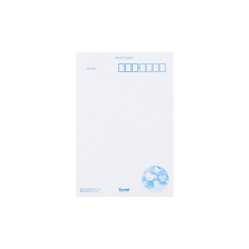 Sanrio JSP28-4 S4028 384747 Message Card Summer Postcard Character Mix