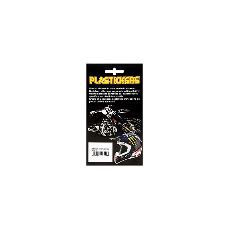 4R Quattroerre.it 5740 Reflective Plastic Letters Numbers Stickers for Motorcycle