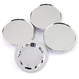 RhinoTuning 4 PCS 63mm/2.48in Wheel Center Caps Compatible with Range Rover Freelander Discovery LR2 RRJ500030XXX Chrome Rim Hub Caps, OD: 63mm/2.48in ID: 48mm/1.89in