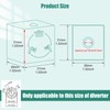 Heyalan Shower Diverter Knob 3 functions Shower Water Flow Converter
