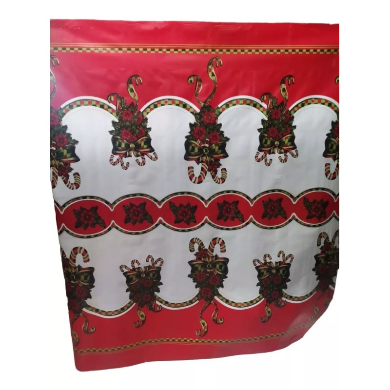 Naliplastic 5 Mts Mantel Navideño Diseños A Elegir Facturamos 1.4mt