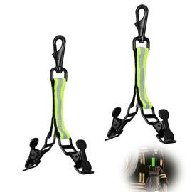 Pack of 2 Fire Brigade Glove Holders, Double Clip Glove Clips, with Hiking Buckle Glove Holder, Fire Brigade Accessories, Glove Holder, Fire Brigade, for Hanging Gloves, Protective Helmets