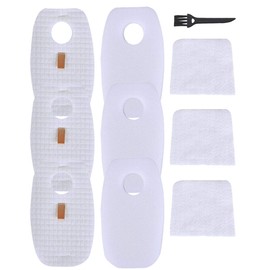 Dttery 3 Pack for Shark Rocket DuoClean HV380 HV380C HV380W HV381 HV381C HV382 HV382BRN HV383 HV384Q Filter Kit, 6 Pre-Filters (3 Foam+3 Felt) and 3 Post-Filters Replacement Part XFFH380 XPSTFH380