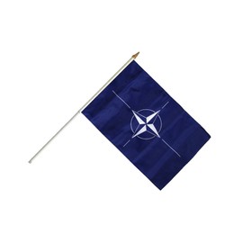 Flaggenfritze® Stick Flag NATO 30 x 45 cm