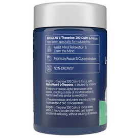 Bioglan L-Theanine 200 Calm & Focus 60s