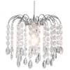 Contemporary Waterfall Designed Pendant Light Shade with Transparent Acrylic Droplets