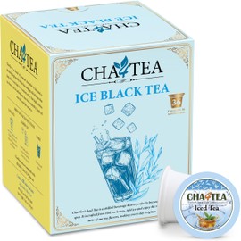Cha4Tea 36-Count Black Iced Tea K Cups for Keurig K-Cup, Unsweetened