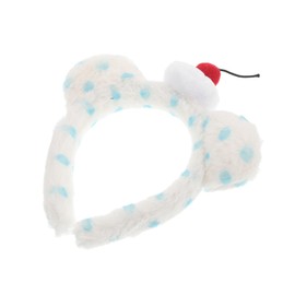 Vaguelly Cute Cherry Bear Ears Headband for Women for Skincare Face Washing and Cosplay Adorable Accessory for Makeup and Festivals