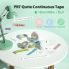 PRT Quiet Label Tape 15mm x 4M /0.59" x 13.12