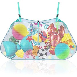 Portable Pool Floats Storage Bag Pool Toy Storage Swimming Pool Bag Large Hanging Net Bag Swimming Pool Floats Toy Organizer for Inflatables, Pool Toys, Floats, Football, Garage Toy Organizer