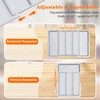 Spaclear Large Utensil Drawer Organizer Expandable Silverware Organizer for Kitchen