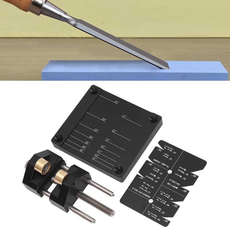 Honing Guide System Woodworking Plane Chisel Sharpening Kit Aluminum Alloy