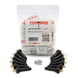 Wheel Accessories Parts PDQ Brand TPMS - Kit de servicio de sensor OEM de 12 piezas para Jeep Cherokee 2014-Pres Ram 1500 2014-2017 1500 Classic 2019-Pres 2500 3500 2014-Pres
