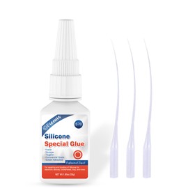 Viomis 30g Silicone Glue, Clear Silicone Super Glue Adhesive, Instant, Waterproof, Heat-Resistant, and Flexible Strong Glue for Silicone, Silicone Rubber, Liquid Silicone, CAR, TPU, TPR, TPE