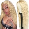 Weeybay Real Hair Wig, Water Wave Human Hair Wig, Glueless
