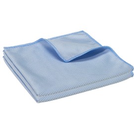 2X Diamanttuch - Mikrofaser-Tuch für Glas, Scheiben, Edelstahl - 60x40cm - Reinigungstuch, Poliertuch, Trockentuch in Diamant-Struktur für Beste Wasser- und Staubaufnahme - auch als Displaytuch