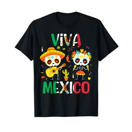 Viva Mexico Shirt Women Boys Girls Kids Mexican Flag Fiesta T-Shirt