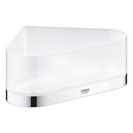 GROHE Selection Corner Shower Tray with Holder Chrome 41038000