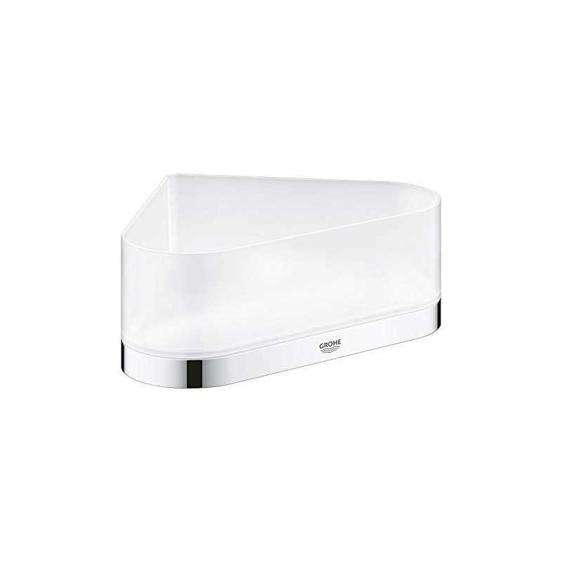 GROHE Selection Corner Shower Tray with Holder Chrome 41038000