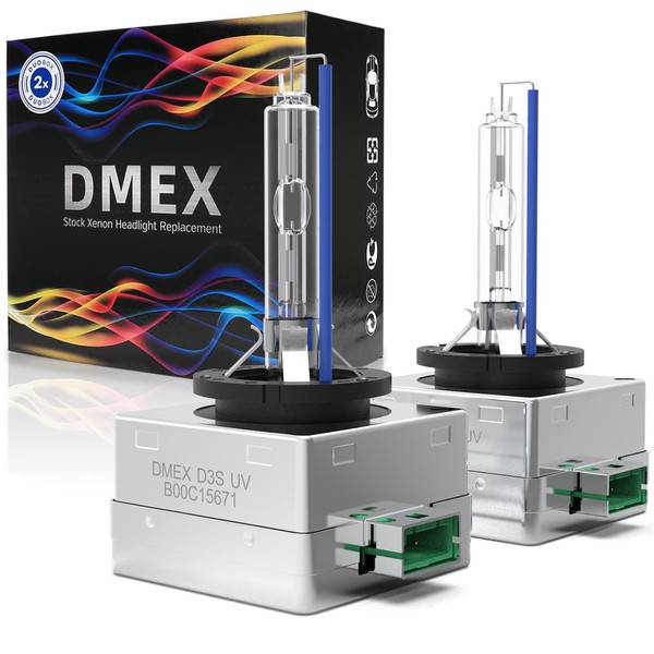 DMEX D3S HID Headlight Bulbs Xenon 6000K Cool White 35W