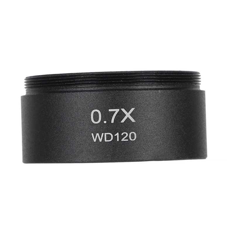 0.7X Stereo Microscope Objective Lens HD Large View Metal Auxiliary