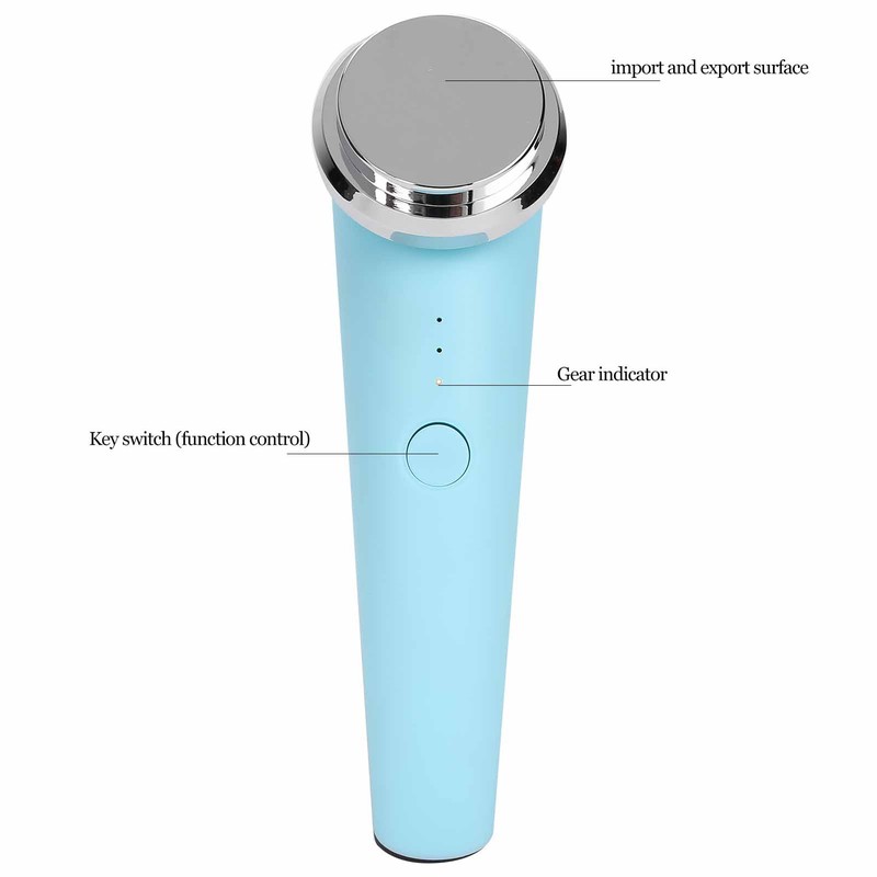Household Vibration Facial Cleansing Machine Serum Import Massage Beauty InstrumentBlue