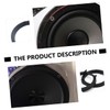iplusmile 2pcs Auto Speaker Spacer Ring for Car Door Audio